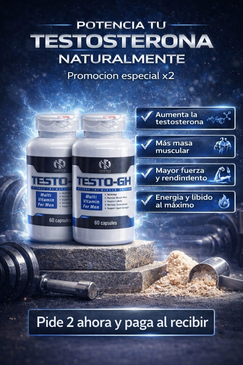 TESTO-GH promoción 2x1